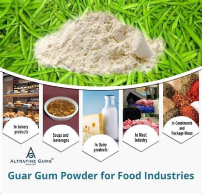  Guar Gum: Una Rivoluzione Industriale per la Stabilizzazione e l'Ispessimento di Prodotti Alimentari e Farmaceutici!