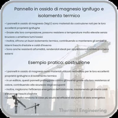 Ossido di Magnesio: Materiale Innovativo per Applicazioni ad Alta Resistenza Termica!